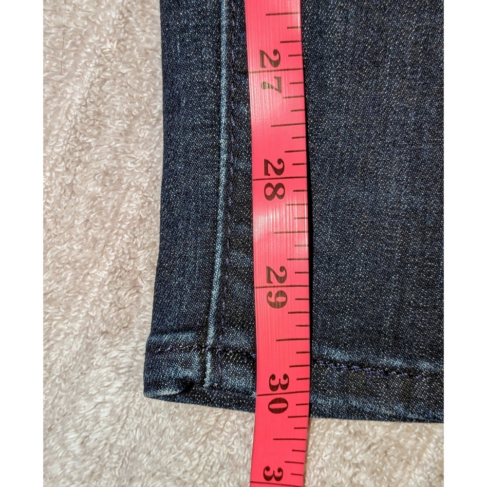 DENIZEN Levi's Mid Rise Skinny Jeans Dark Wash Denim Women's Size 26 - Picture 4 of 6